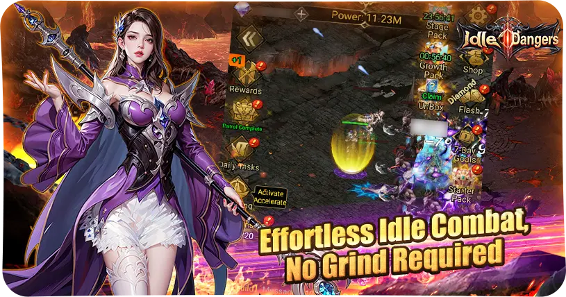 Effortless Idle Combat, No Grind Required